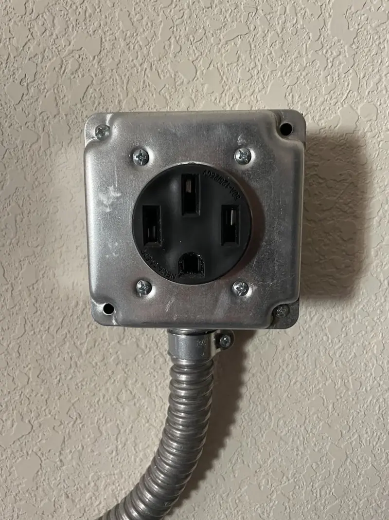 NEMA 14-50 outlet installed for Smart Home Electrical in McDonough